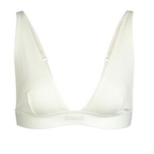 SKIMS cotton rib plunge bralette